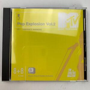 Pop Explosion Vol 2 MTV CD Karaoke Singing Machine