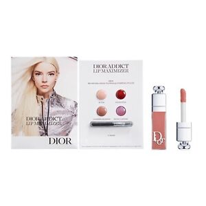 Dior Addict Lip Maximizer 038 Rose Nude Mini Lip Gloss & Sample 2-Pc Travel Set