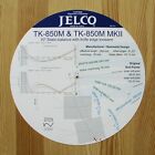 Jelco TK-850M & TK-850M MkII Custom Designed Tonearm Stylus Alignment Protractor
