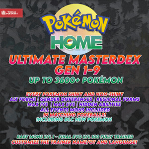 ✨Ultimate Shiny Full Pokedex Gen 1-9 | Pokemon Home | COMPLETE
