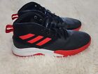 Adidas Own The Game Sneakers Men's Size 11.5 Basketball Shoes Black Red White