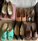 Lot of 6 karl Largerfield Elaine Turner Cole Haan Talbots Jeffrey Campbell Shoes