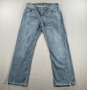 Levis 569 Denim Jeans Mens 30x30 Blue Medium Wash (measure 32x29) Baggy Loose