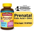 Nature Made Prenatal with Folic Acid + DHA Softgels Prenatal Vitamin 115