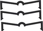 200 Pc Pegboard Hooks Black Plastic Peg Locks Fits All Standard 1/4&1/8 Pegboard