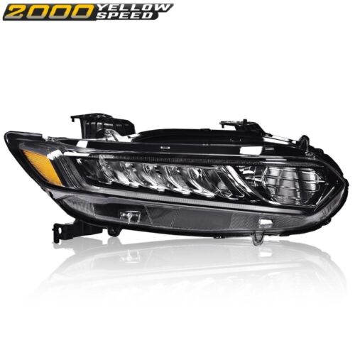 LED DRL Amber Corner Signal Headlight Fit For 2018-2020 Honda Accord Right Side