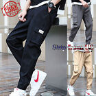 ON SALE!! Men's Fashion Cargo Joggers Pants Multi Pockets Chino Combat Trousers