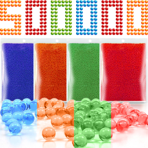 500.000 Gel Blaster Ammo Refill 7-8 mm, 500k Water Balls Beads Refills