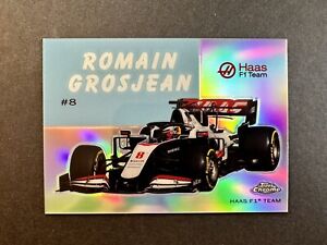 2020 Topps Chrome Formula 1 Romain Grosjean World of Wheels HAAS F1 Refractor