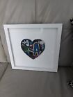 Martin Whatson Heart Cut Out Painting Original Archival Framing 1/1 Kaws Reeder