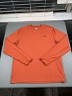 Men's Under Armour Cold Gear Long Sleeve V Neck Fitted Shirt Sz 2XL