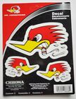 CLAY SMITH CAMS MR HORSEPOWER STICKER DECAL ANGRY COOL WOODPECKER 3 STICKERS