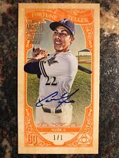 Christian Yelich 2022 Topps Archives Signature Series 2020 Gypsy Queen Auto 1/1