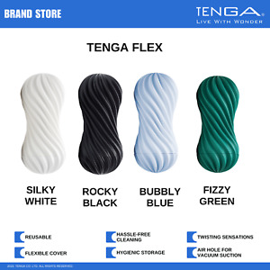 TENGA Flex Male Reusable Masturbator/ Stroker w/Drying Stand NIB NWT