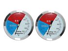 2pcs Thermometer Temperature Gauge Grill Smoker 3 1/8 Inch Barbecue BBQ Charcoal