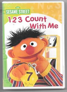 Sesame Street 123 Count With Me Ernie and Friends DVD Used