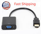 NEW 1080P HDMI Male Converter to VGA Female Adapter Cable Cord for HDTV DVD PC