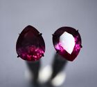 Extremely Rare Pink Sapphire Pear Cut 15 Ct NATURAL CERTIFIED Loose Gemstone