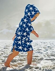 Baby Boden Toddler Swim Beach Terry Cloth Cover Up Toweled Poncho 18-24M Star