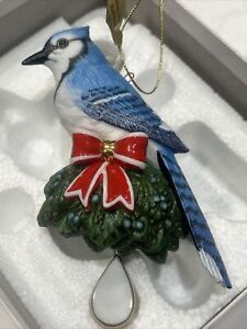 New ListingThe Danbury Mint Annual Songbird Ornament: A Blue Jay Holiday 2007 NIB