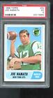 1968 Topps #65 Joe Namath PSA 5 Graded Football Card NFL New York Jets