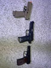 Umarex Glock  Airsoft G19X Pistol And a Crossmen Pfam9b Plus A Pm Makarov￼