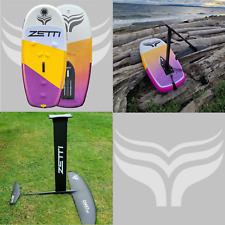 COMPLETE: ZETTI Wingsurfing Board + Hydrofoil - Airship 5'6