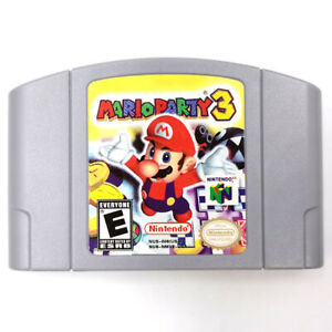 US Mario Party 3 Version Game Cartridge Console Card For Nintendo N64 US Version