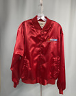 Vintage NASCAR jacket SIZE XL Satin bomber red racing cars classic 70's 80's