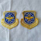 Lot of 2 US Air Force USAF Air Mobility & Military Airlift Command Patches