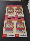 Hello Kitty Nintendo Amiibo Animal Crossing/Sanrio Collab Pack 6 Cards LOT OF 4