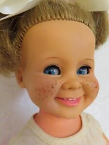 New ListingRATTI  TJORVEN ITALY ADORABLE Side Glance Freckled Face Happy With Teeth Doll