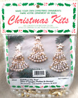 NOS Christmas Kits 4 Ornament Kit Vintage Bead Kit #99-01 A54