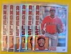 (6) 2019 Topps Chrome '84 Topps #84TC10 Justin Upton Lot - Los Angeles Angels
