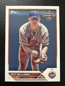 Jett Williams 2023 Topps Pro Debut Card #PD-69 New York FCL Mets