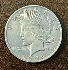 $1 1922 Peace Silver Dollar - Looks much better than the Picture