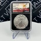 New Listing2017 $1 American Silver Eagle NGC MS69 - First Releases Label, Black Core