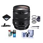 Sigma 24-70mm f/2.8 DG OS HSM IF ART Lens for Canon EF w/PC Software  Acc Kit