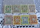 Portuguese - 100th Anniversary Stamp of Ultramar Portuges -  Set of 8 - 1953