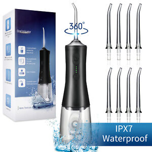 Waterpik Cordless Water Flosser Dental Oral Irrigator Teeth Cleaner 8 Jet Tips