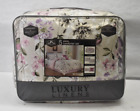 Luxury Linens Sunset Floral Printed 5 Piece Bedding Comforter Set Queen Size