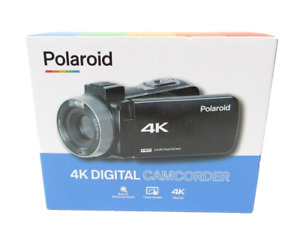 Polaroid 4K 18X Zoom Touch Screen Wi-Fi Camcorder - Black NEW !!!