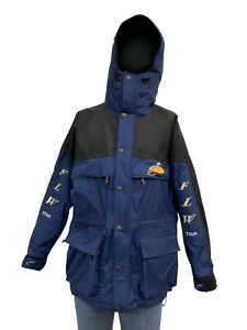 Stearns Dry Wear FLW TOUR Fishing Waterproof Outdoor Jacket Blue - Mens Large