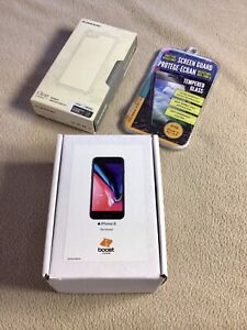 Amazing Condition! Apple iPhone 8 64GB Unlocked Space Gray Re-newed Boost Mobile