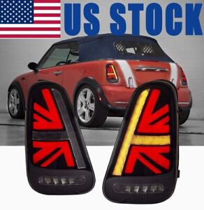 Pair Rear LED Tail Lights Break Lamp For 2001-2006 BMW Mini Cooper R50 R52 R53 (For: More than one vehicle)