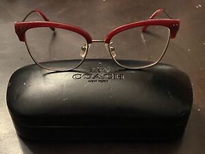 COACH HC 5104B color 9331 rose gold/red size 51-17-140 Glasses Frames & Case