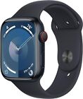 Apple Watch Series 9 45mm GPS/LTE Midnight Case Midnight Band MRMD3LL/A NEW