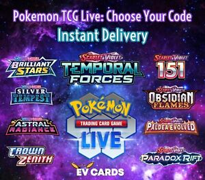 Pokemon TCG Live Codes - Choose Your Set | Pokemon Code Cards | Instant delivery