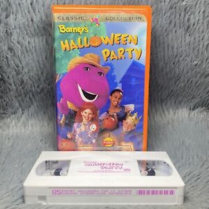 Barney - Barneys Halloween Party VHS 1998 Clamshell Classic Collection Cartoon