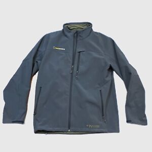Outdoor Research Transfer Jacket Mens L Gray Softshell Full Zip Fleece Lined